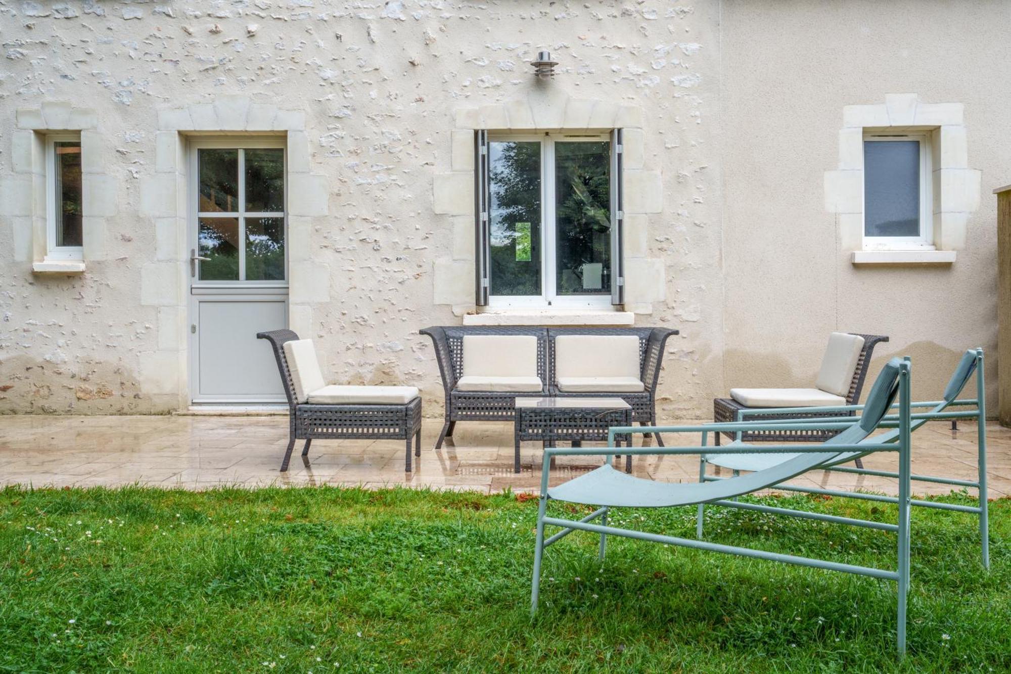 Maison Campagne Proche Tours Et Loches 6 Personnes Saint-Branchs Exteriör bild