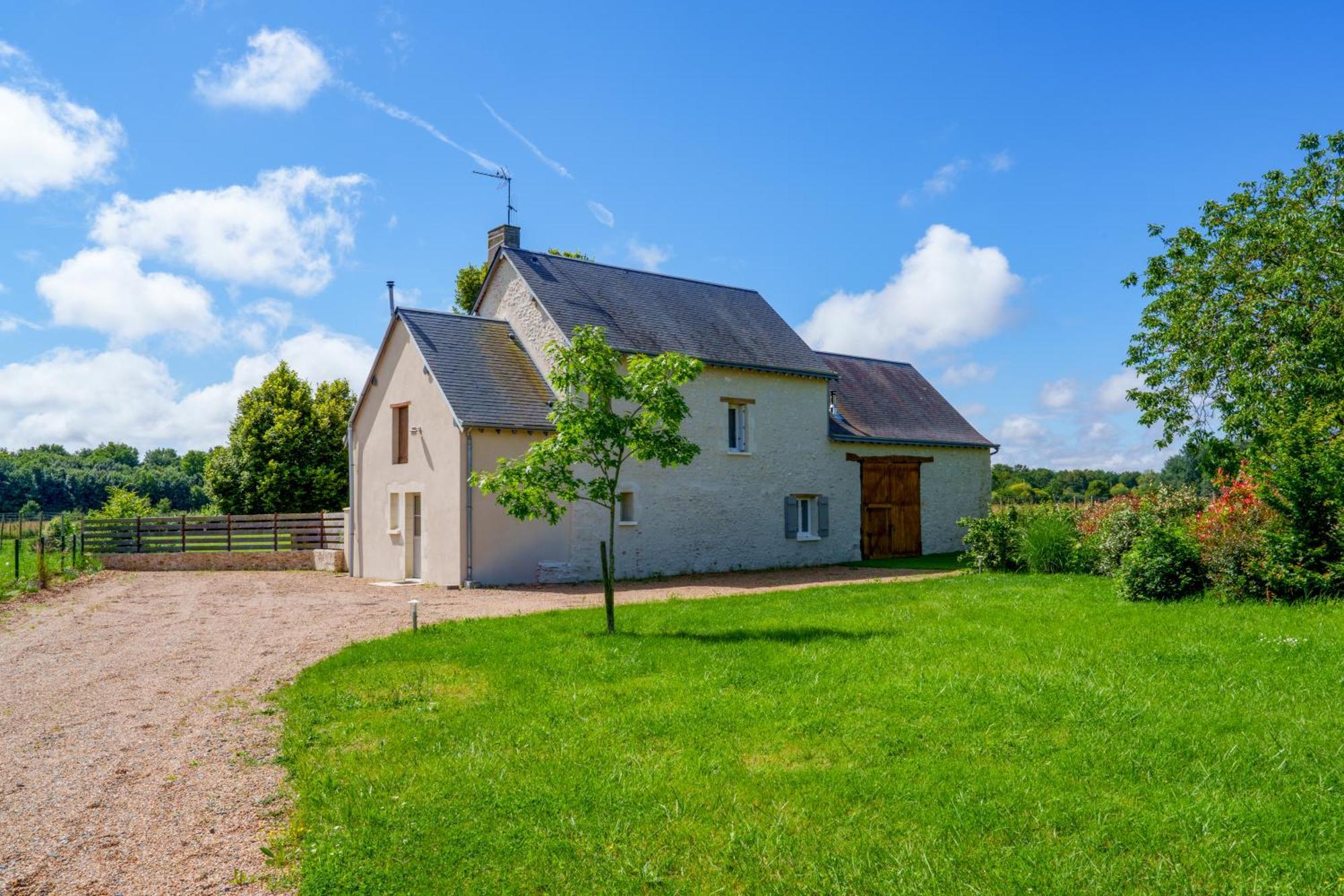 Maison Campagne Proche Tours Et Loches 6 Personnes Saint-Branchs Exteriör bild
